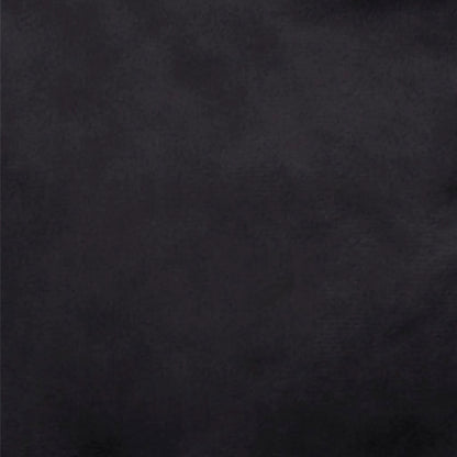 Hundebett Schwarz 90x79x20 cm Plüsch und Kunstleder