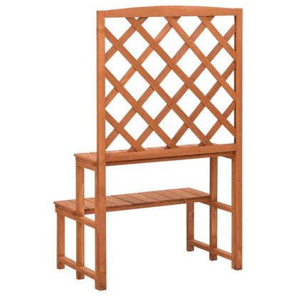 Blumentreppe mit Rankgitter 70x42x115 cm Massivholz Tanne