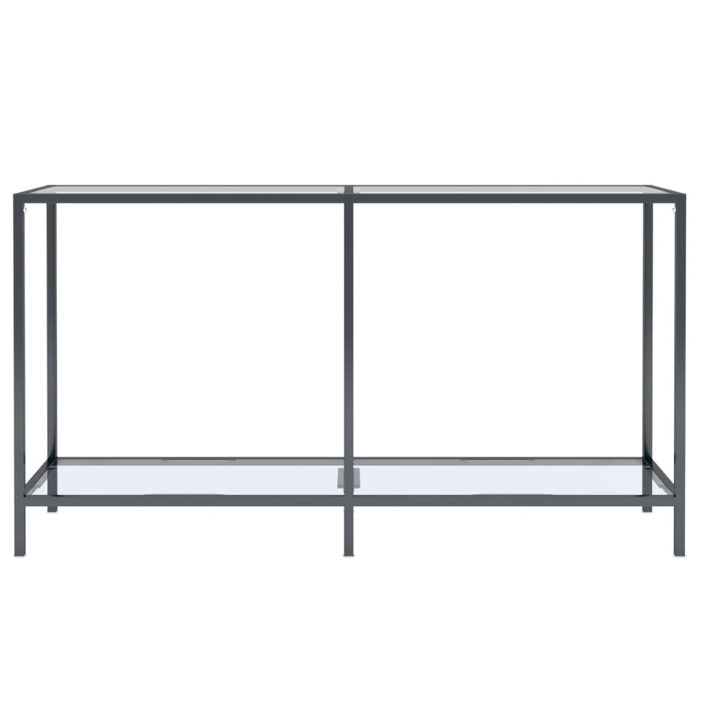 Konsolentisch Transparent 140x35x75,5 cm Hartglas