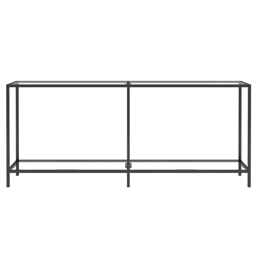 Konsolentisch Transparent 180x35x75,5 cm Hartglas