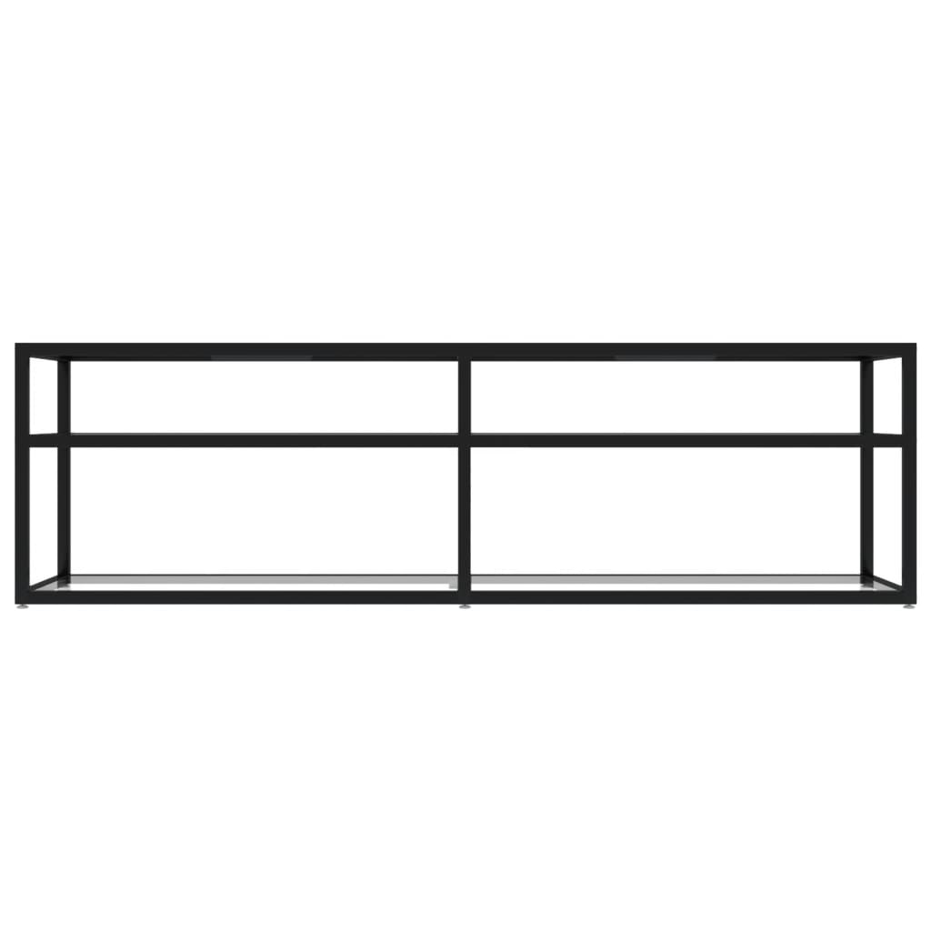 TV-Schrank Transparent 140x40x40,5 cm Hartglas