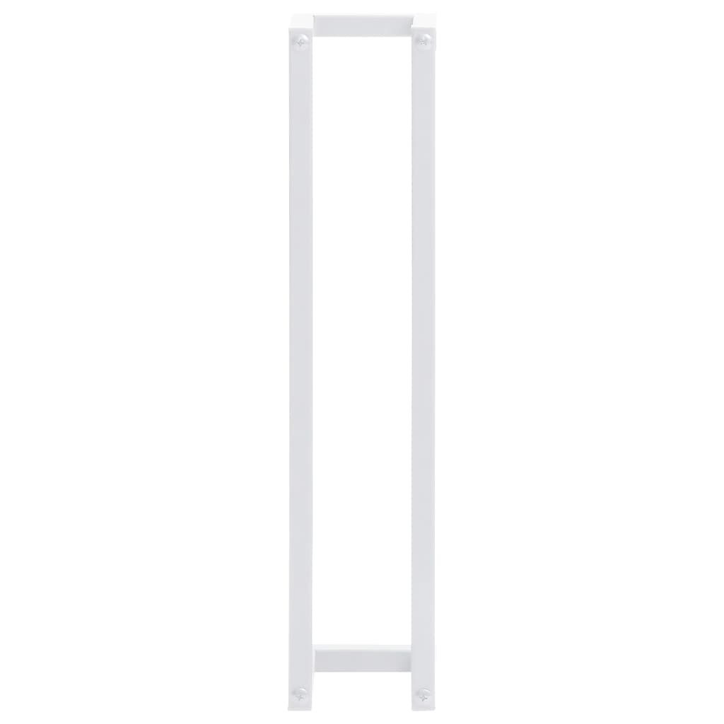 Handtuchständer Weiß 12,5x12,5x60 cm Stahl