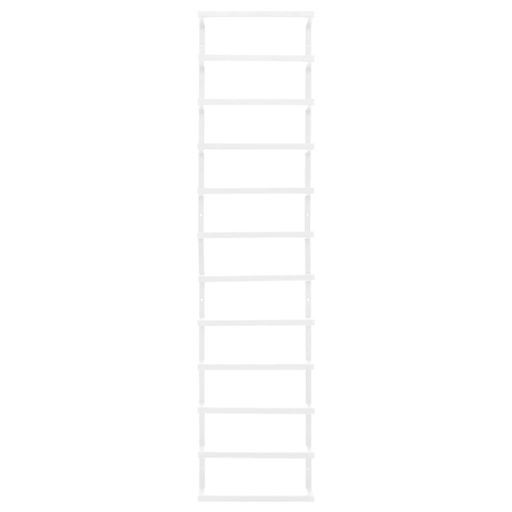 Handtuchständer Weiß 24x12x96 cm Stahl