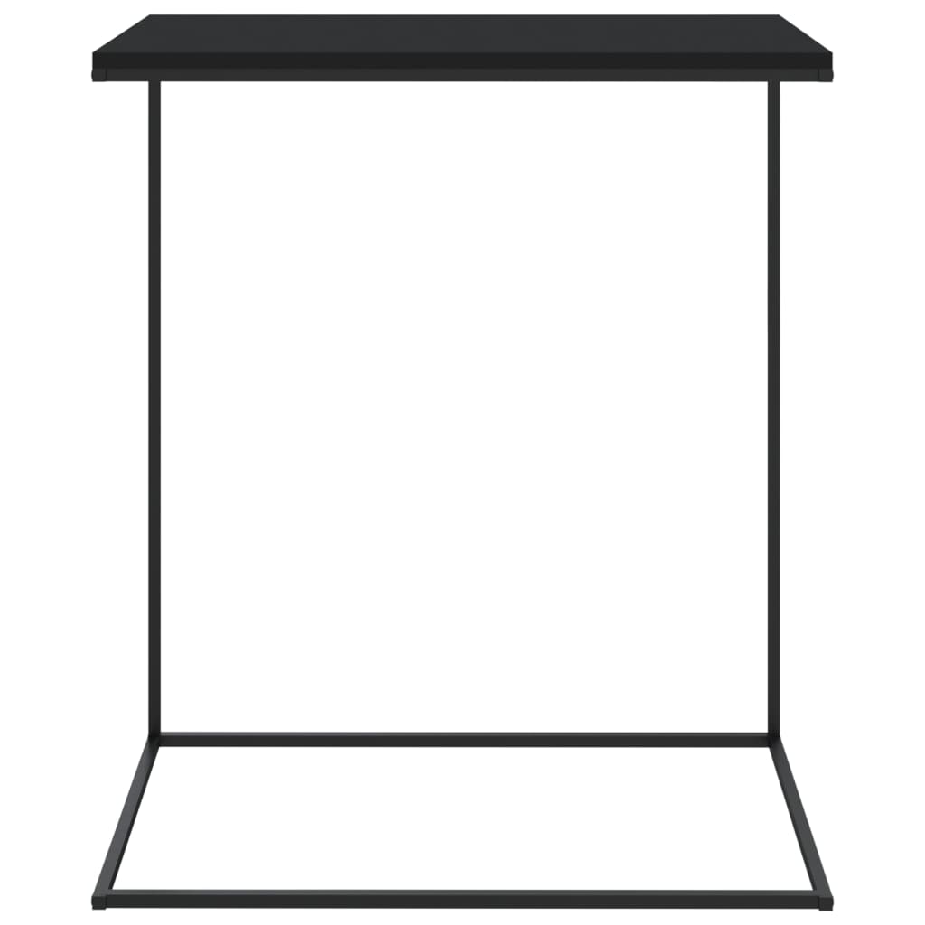 Beistelltisch Schwarz 55x35x66 cm Holzwerkstoff