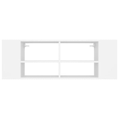 TV-Wandschrank Weiß 102x35x35 cm Holzwerkstoff