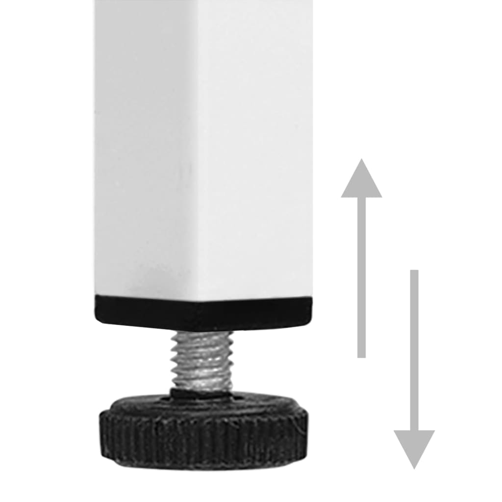 Kommode Weiß 80x35x101,5 cm Stahl