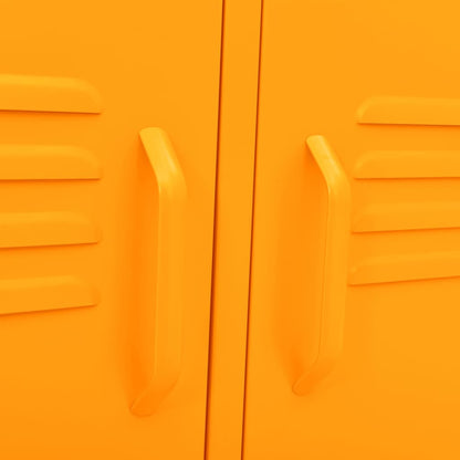 TV-Schrank Senfgelb 105x35x50 cm Stahl