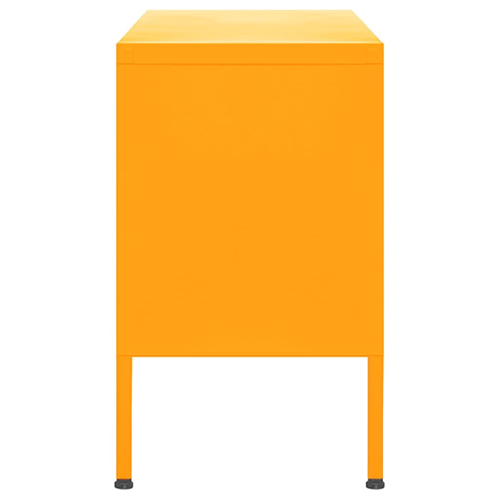 TV-Schrank Senfgelb 105x35x50 cm Stahl