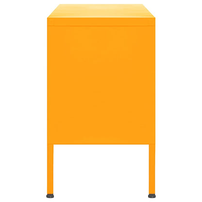 TV-Schrank Senfgelb 105x35x50 cm Stahl