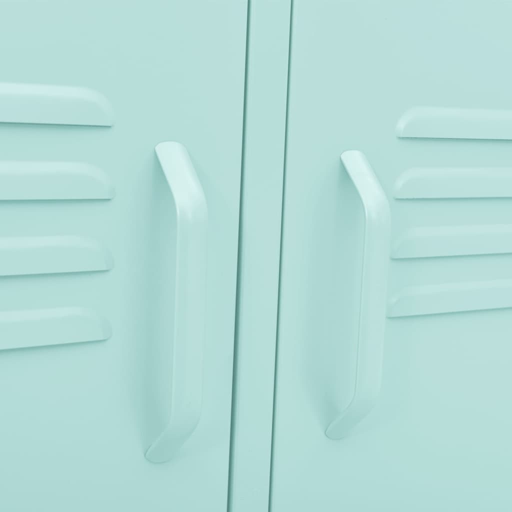 TV-Schrank Minzgrün 105x35x50 cm Stahl