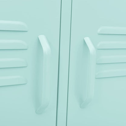 TV-Schrank Minzgrün 105x35x50 cm Stahl