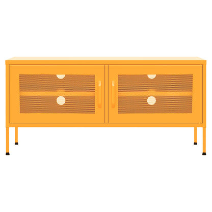 TV-Schrank Senfgelb 105x35x50 cm Stahl