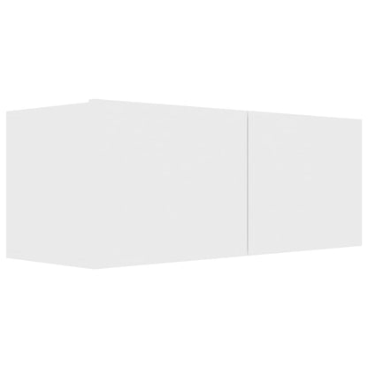 3-tlg. TV-Schrank-Set Weiß Holzwerkstoff