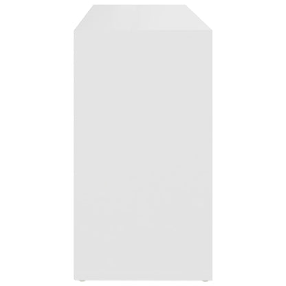 Schuhbank Weiß 103x30x55 cm Holzwerkstoff