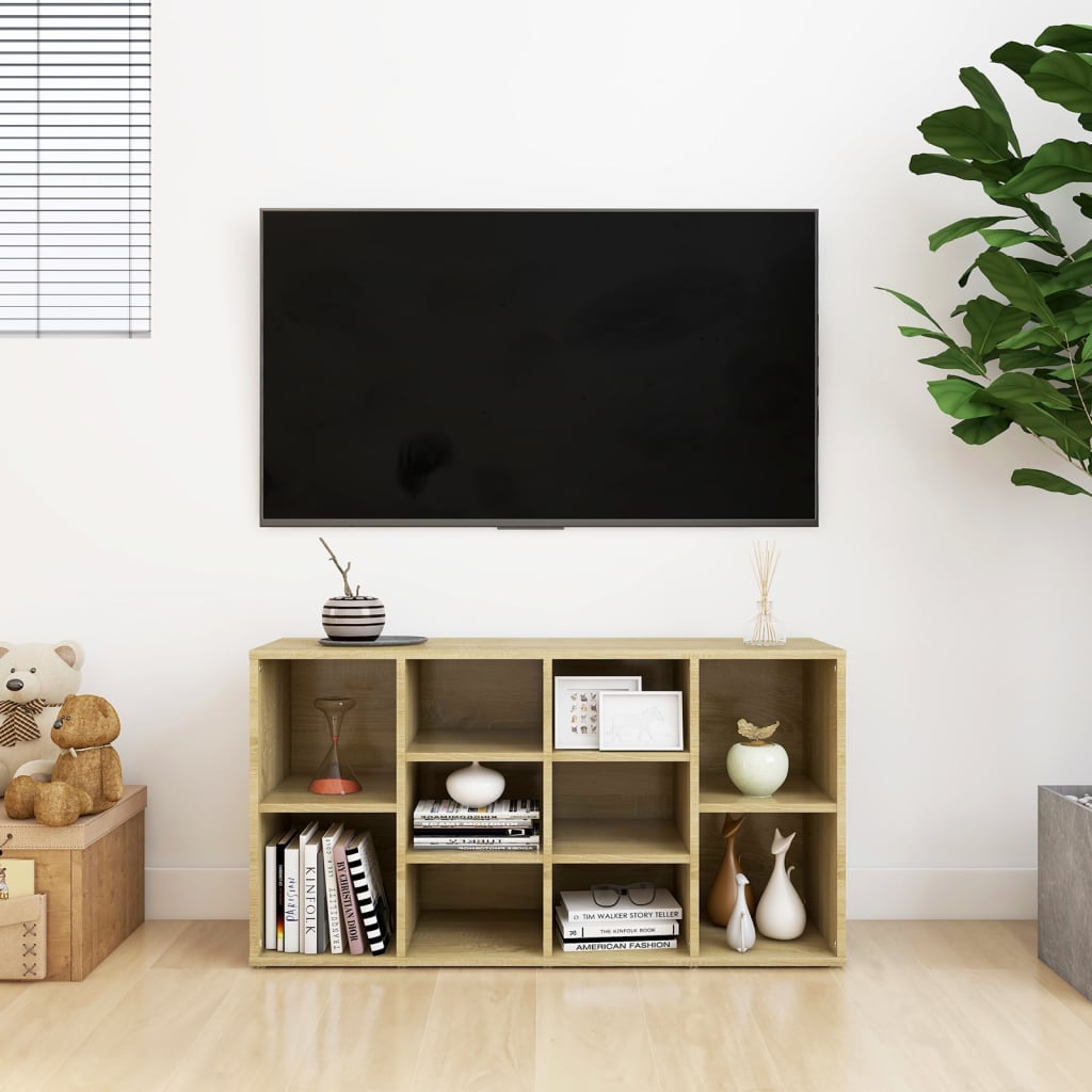 Schuhbank Sonoma-Eiche 103x30x55 cm Holzwerkstoff