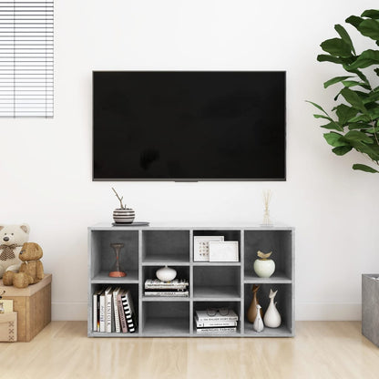 Schuhbank Betongrau 103x30x55 cm Holzwerkstoff