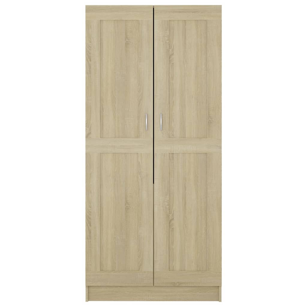 Kleiderschrank Sonoma-Eiche 82,5x51,5x180 cm Holzwerkstoff