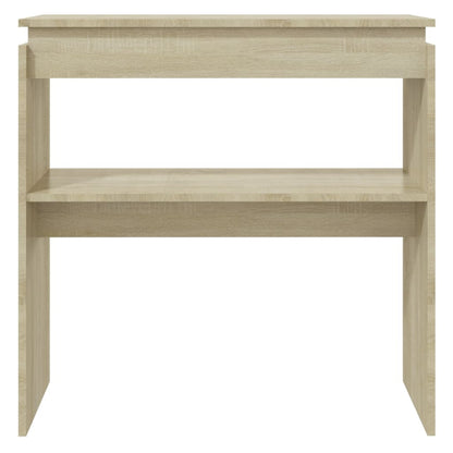 Konsolentisch Sonoma-Eiche 80x30x80 cm Holzwerkstoff