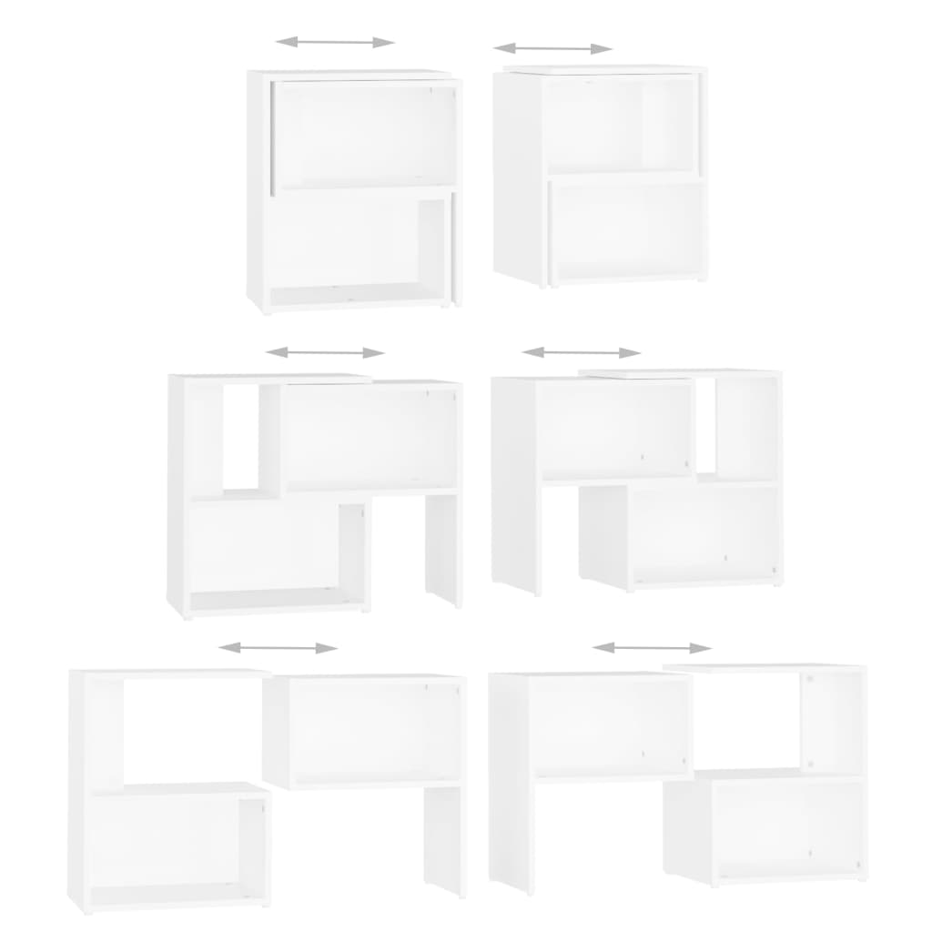 TV-Schrank Weiß 104x30x52 cm Holzwerkstoff