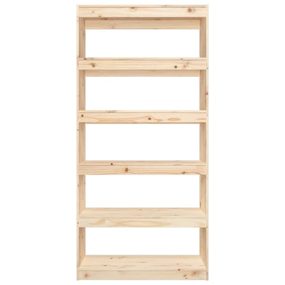 Bücherregal/Raumteiler 80x30x167,4 cm Massivholz Kiefer
