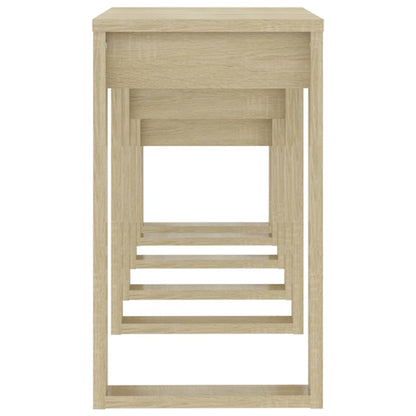 Satztische 3-tlg. Sonoma-Eiche Holzwerkstoff