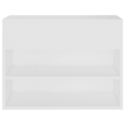 Schuhbank Weiß 60x30x45 cm Holzwerkstoff