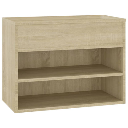Schuhbank Sonoma-Eiche 60x30x45 cm Holzwerkstoff