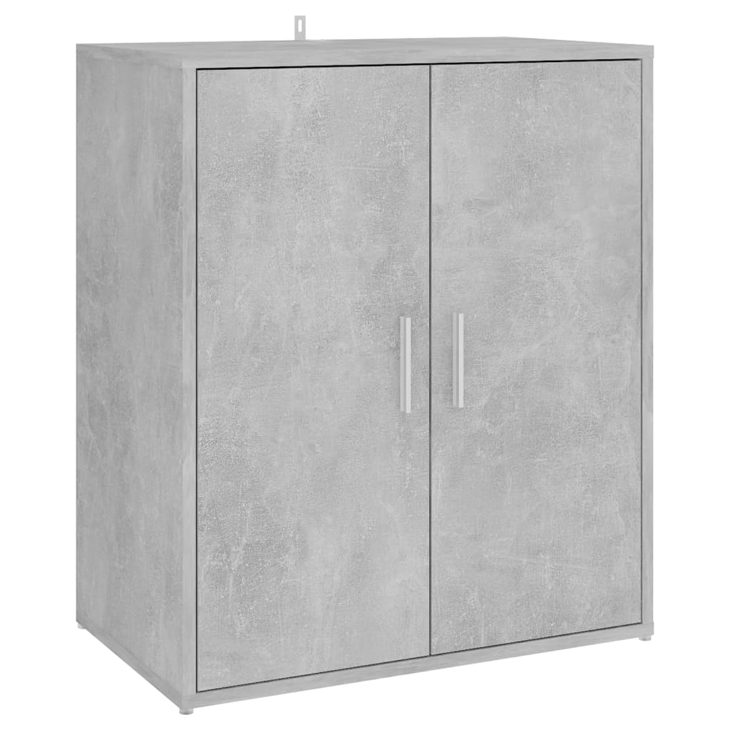 Schuhschrank Betongrau 60x35x70 cm Holzwerkstoff