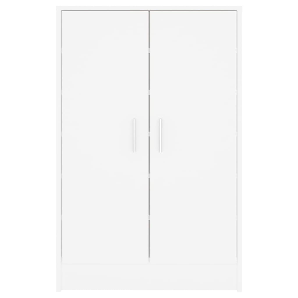 Schuhschrank Weiß 60x35x92 cm Holzwerkstoff