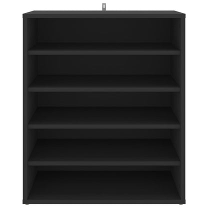 Schuhschrank Schwarz 60x35x70 cm Holzwerkstoff