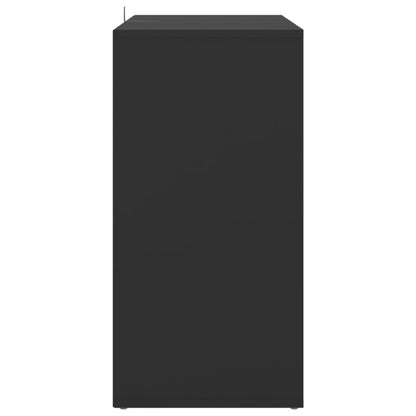 Schuhschrank Schwarz 60x35x70 cm Holzwerkstoff