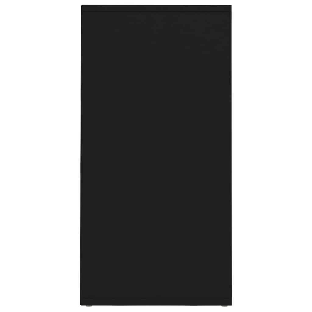 Schuhschrank Schwarz 31,5x35x70 cm Holzwerkstoff