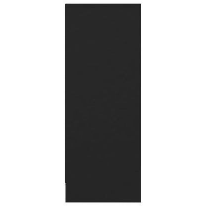 Schuhschrank Schwarz 31,5x35x90 cm Holzwerkstoff