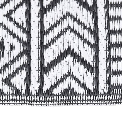 Outdoor-Teppich ARAKIL Schwarz 80x150 cm PP