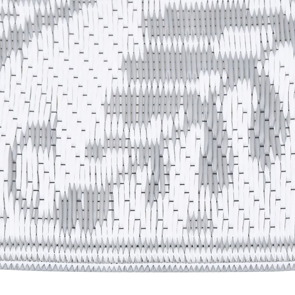 Outdoor-Teppich ARAKIL Hellgrau 140x200 cm PP