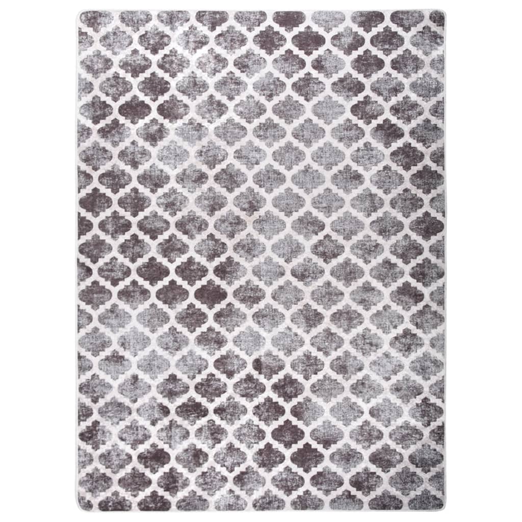 Teppich Waschbar Mehrfarbig 120x180 cm Rutschfest