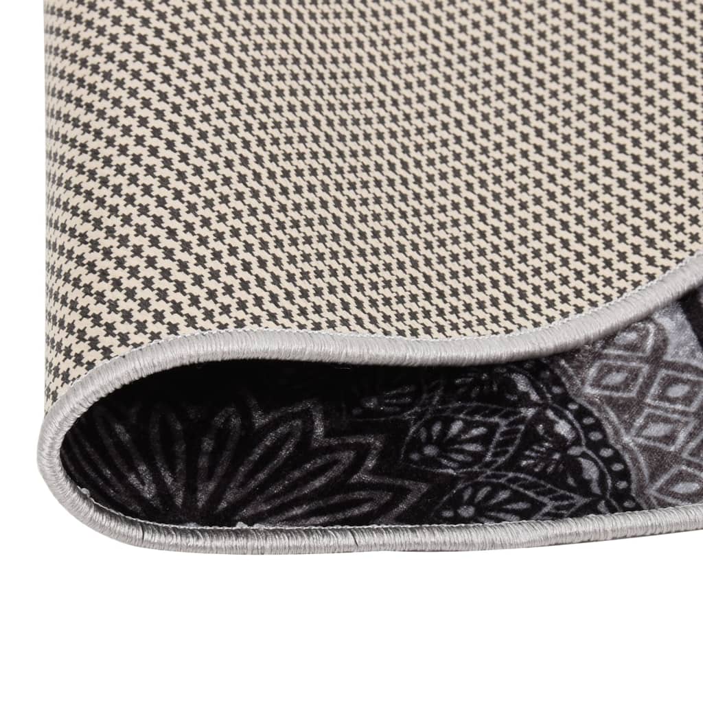 Teppich Waschbar Mehrfarbig φ120 cm Rutschfest