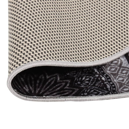 Teppich Waschbar Mehrfarbig φ120 cm Rutschfest