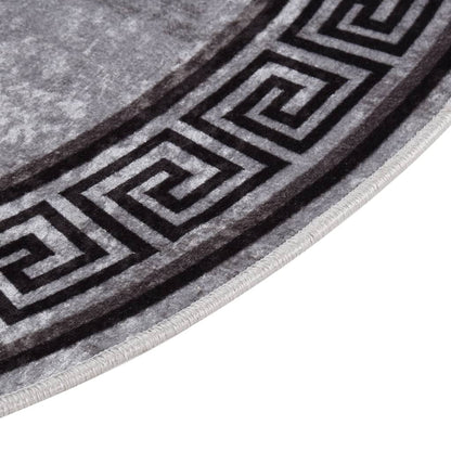 Teppich Waschbar Mehrfarbig φ120 cm Rutschfest