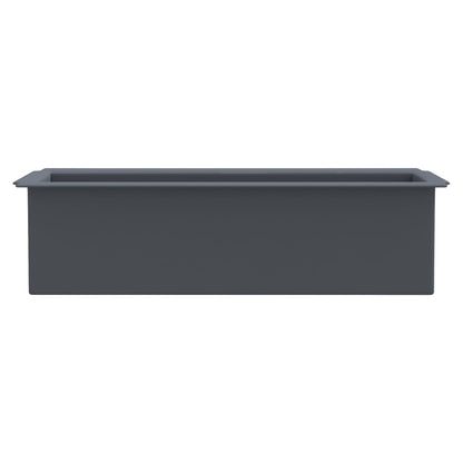 Pflanzkasten für Europaletten 12 Stk. Grau 36x13,5x9,5 cm PP