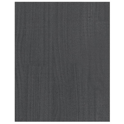 TV-Schrank Grau 70x33x42 cm Massivholz Kiefer