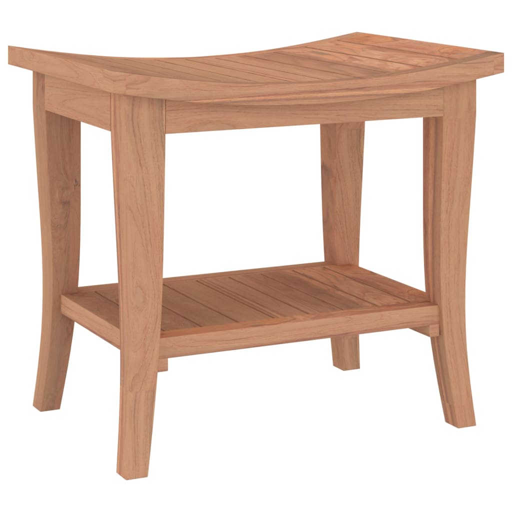 Badezimmer-Beistelltisch 50x35x45 cm Massivholz Teak