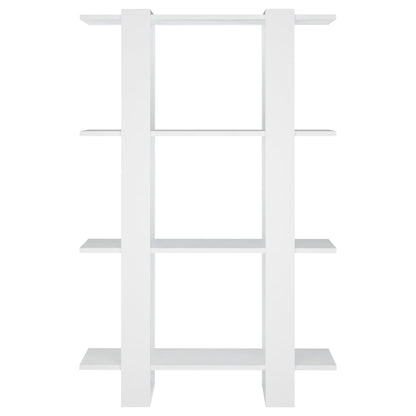 Bücherregal/Raumteiler Weiß 80x30x123,5 cm