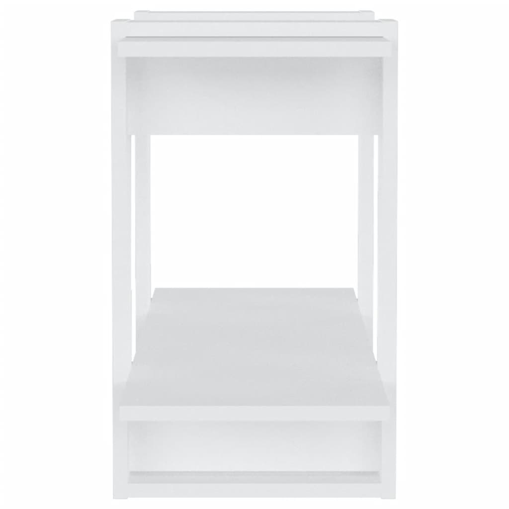 Bücherregal/Raumteiler Weiß 80x30x51 cm