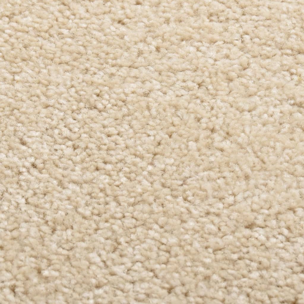 Teppich Kurzflor 160x230 cm Beige