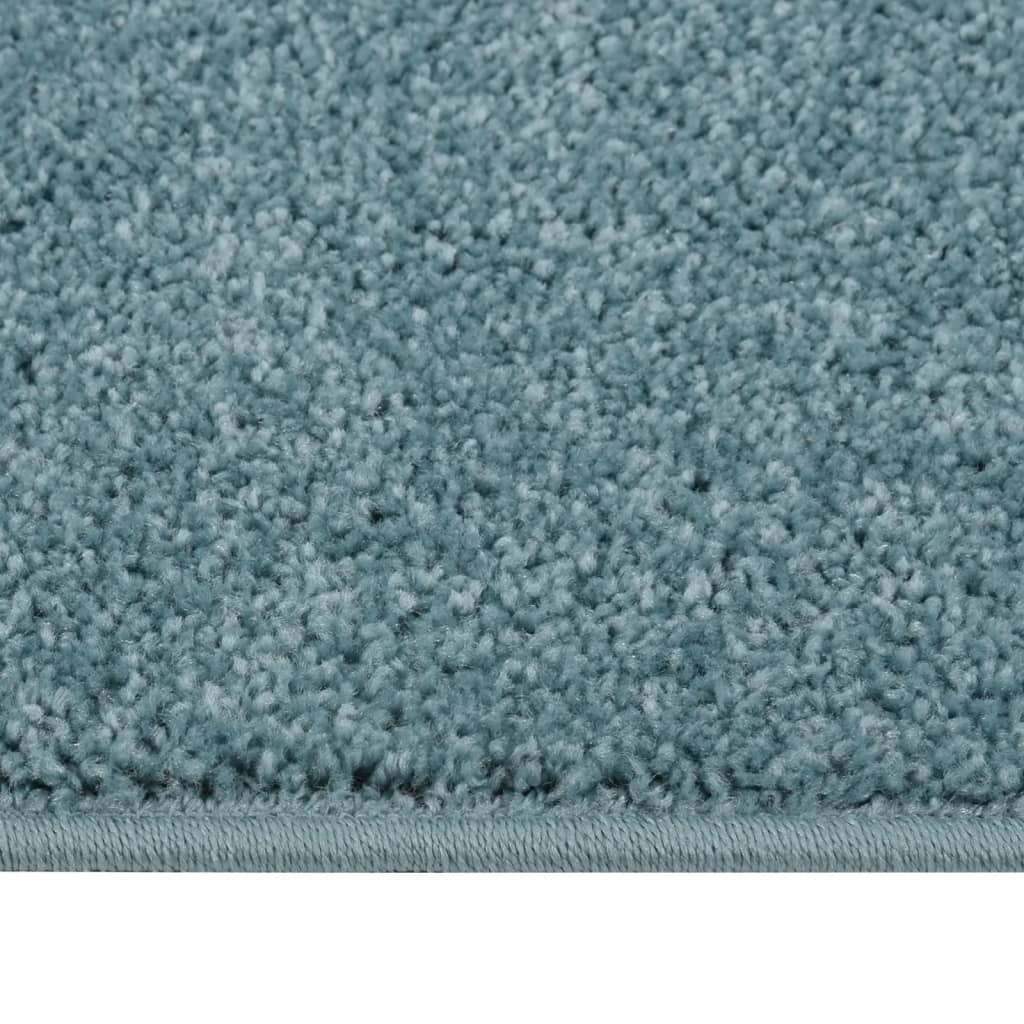 Teppich Kurzflor 240x340 cm Blau