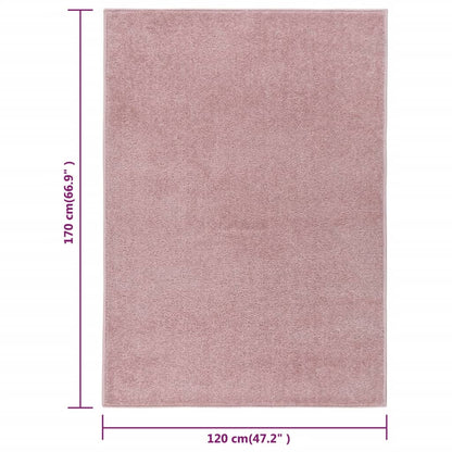 Teppich Kurzflor 120x170 cm Rosa