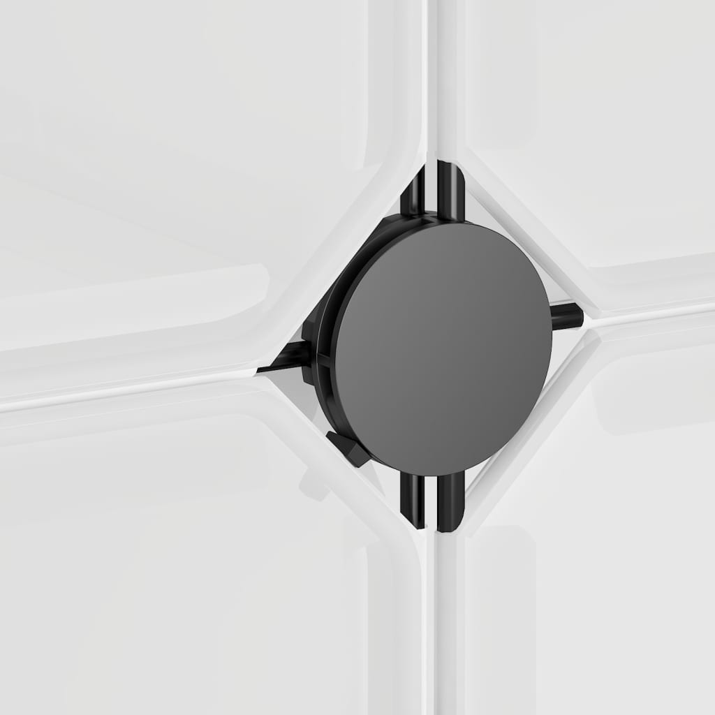 Aufbewahrungswürfel-Organizer mit 12 Würfeln und Türen Transparent PP