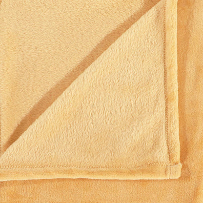 Decke Gelb 150x200 cm Polyester