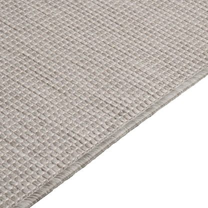 Outdoor-Teppich Flachgewebe 200x280 cm Hellgrau